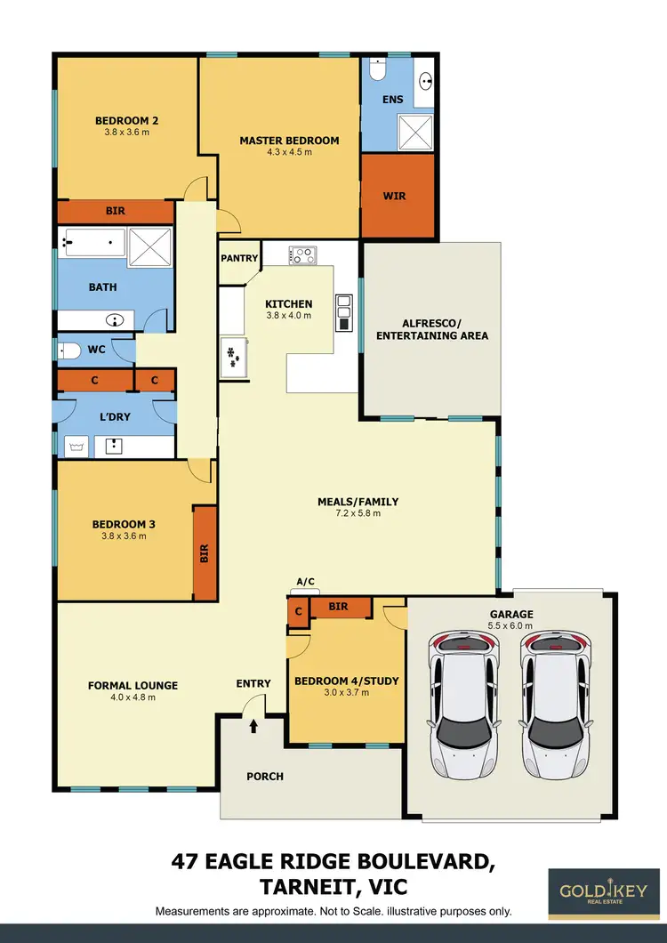 Floorplan of Homely house listing, 47 Eagleridge Promenade, Tarneit VIC 3029