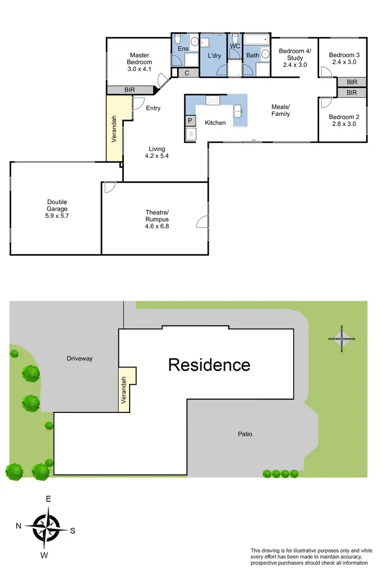 Floorplan of Homely house listing, 126 Strathaird Drive, Narre Warren South VIC 3805