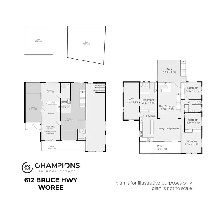 Floorplan of Homely house listing, 612 Bruce Highway, Woree QLD 4868