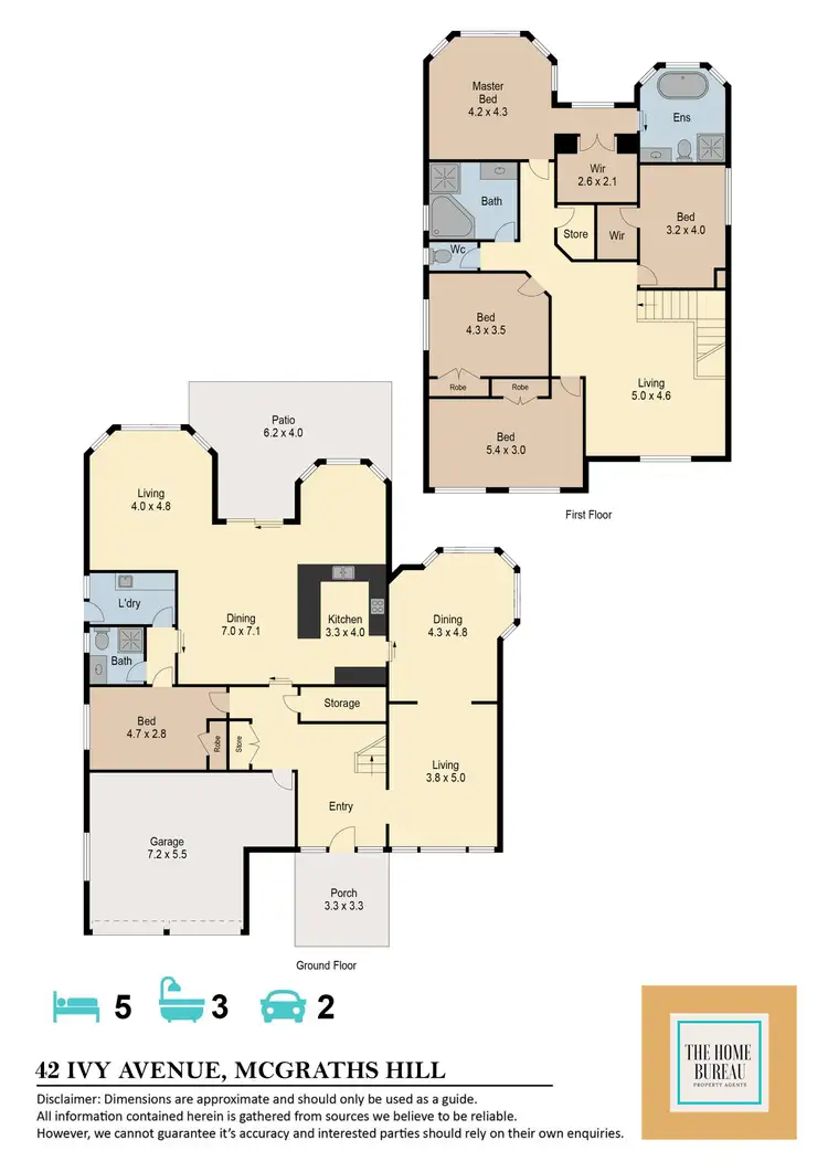 Floorplan of Homely house listing, 42 Ivy Avenue, Mcgraths Hill NSW 2756