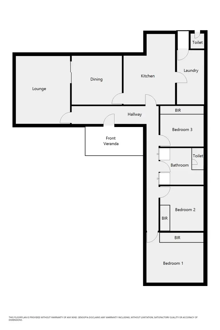 Floorplan of Homely house listing, 73 Devereux Street, Warracknabeal VIC 3393