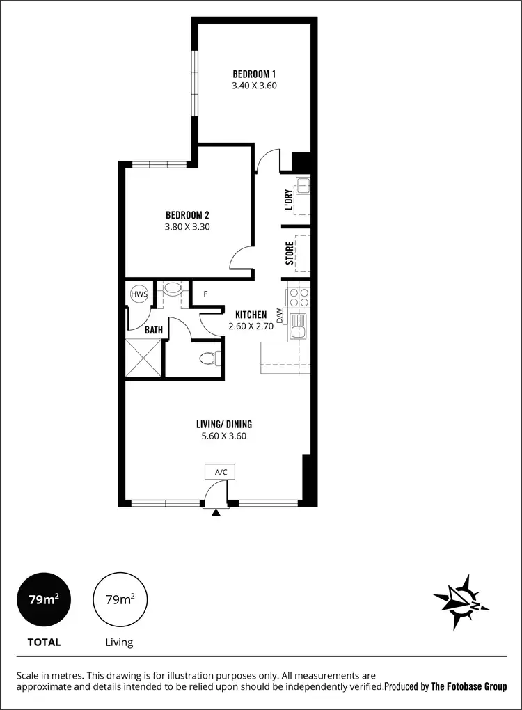 Floorplan of Homely apartment listing, 103/9 Paxtons Walk, Adelaide SA 5000
