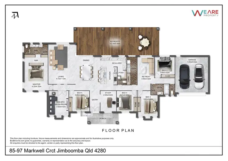 Floorplan of Homely house listing, 85 Markwell Circuit, Jimboomba QLD 4280