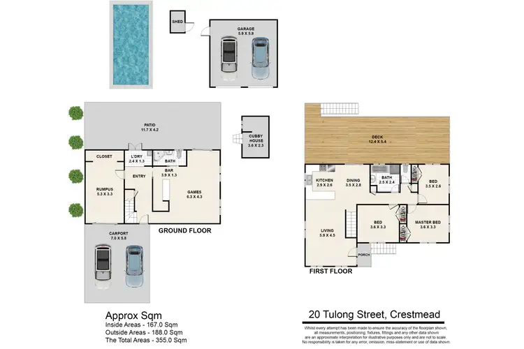 Floorplan of Homely house listing, 20 Tulong Street, Crestmead QLD 4132