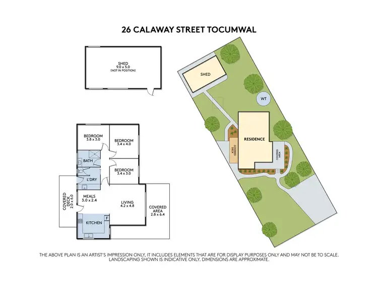 Floorplan of Homely house listing, 26 Calaway Street, Tocumwal NSW 2714