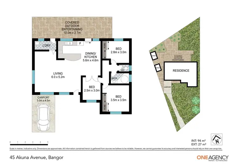 Floorplan of Homely house listing, 45 Akuna Avenue, Bangor NSW 2234