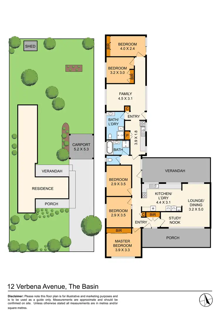 Floorplan of Homely house listing, 12 Verbena Avenue, The Basin VIC 3154