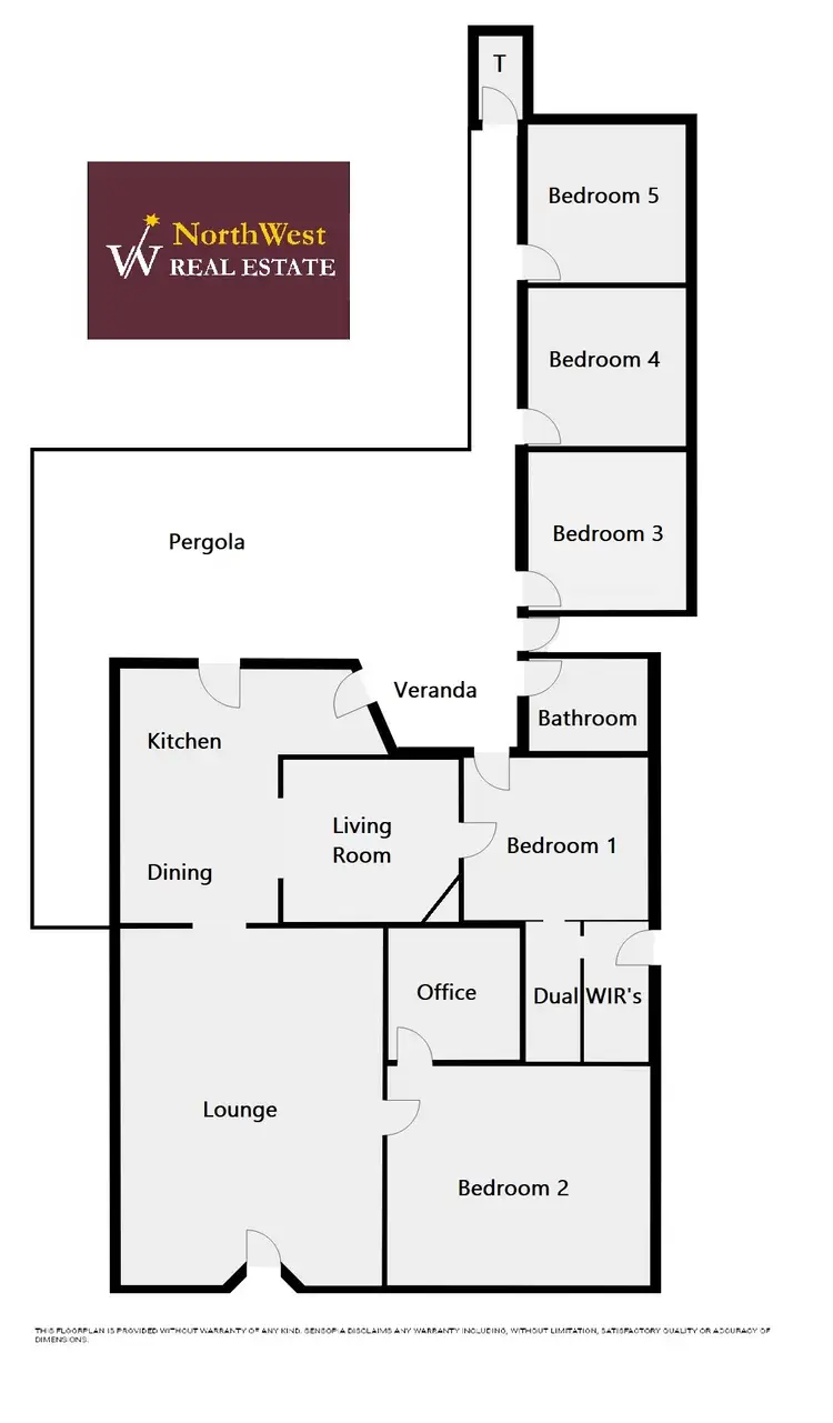 Floorplan of Homely house listing, 18 Byrne Street, Yaapeet VIC 3424