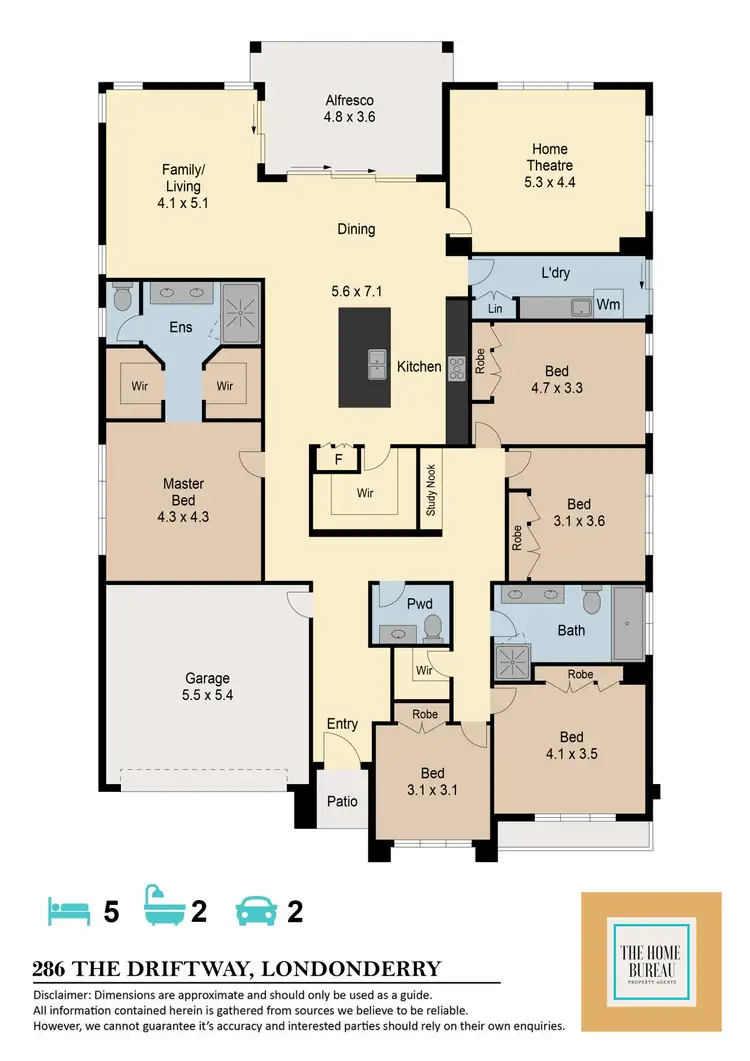 Floorplan of Homely house listing, 286-290 The Driftway, Londonderry NSW 2753