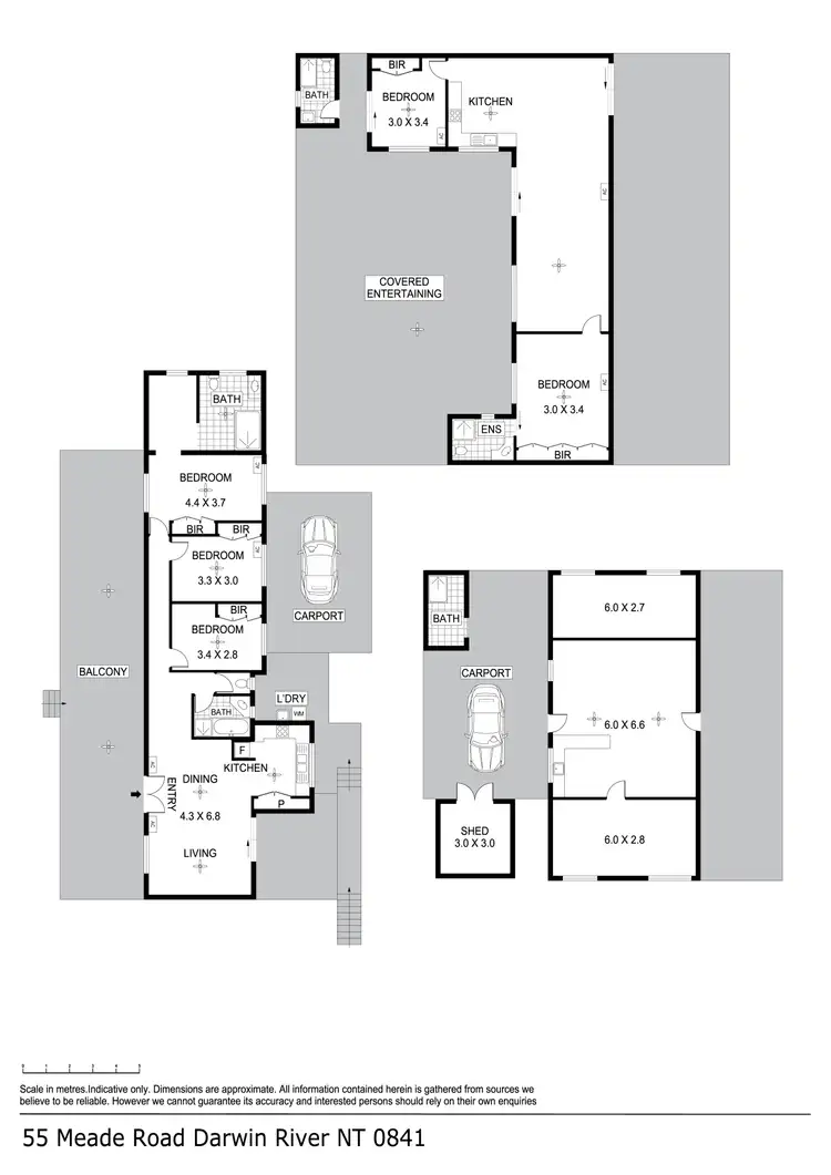 Floorplan of Homely house listing, 55 Meade Road, Darwin River NT 841