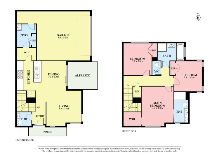 Floorplan of Homely townhouse listing, 2 Etherington Drive, Mernda VIC 3754