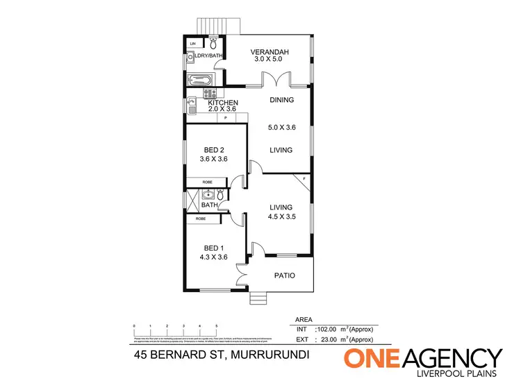 Floorplan of Homely house listing, 45 Bernard Street, Murrurundi NSW 2338