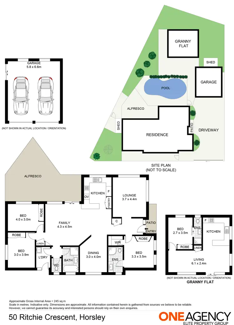Floorplan of Homely house listing, 50 Ritchie Crescent, Horsley NSW 2530
