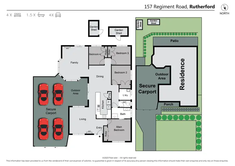 Floorplan of Homely house listing, 157 Regiment Road, Rutherford NSW 2320