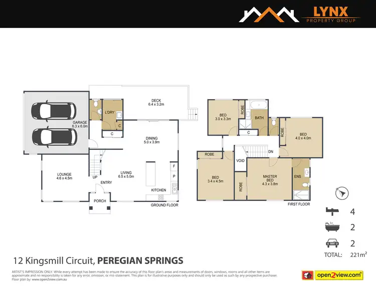 Floorplan of Homely house listing, 12 Kingsmill Circuit, Peregian Springs QLD 4573