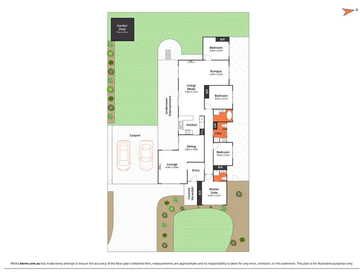 Floorplan of Homely house listing, 12 Salford Court, Grovedale VIC 3216