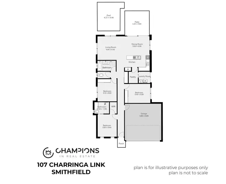Floorplan of Homely house listing, 107 Charringa Link, Smithfield QLD 4878