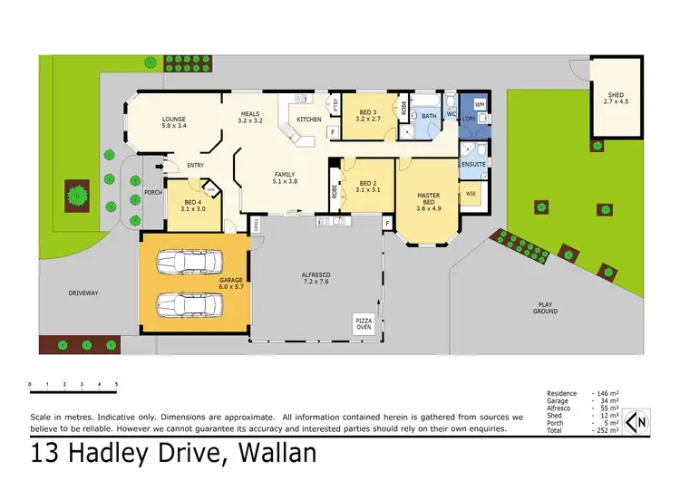 Floorplan of Homely house listing, 13 Hadley Drive, Wallan VIC 3756