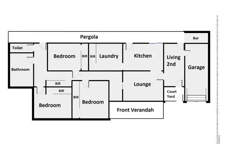 Floorplan of Homely house listing, 122 JAMOUNEAU STREET, Warracknabeal VIC 3393