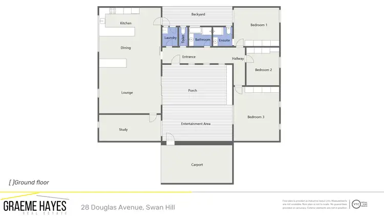 Floorplan of Homely house listing, 28 Douglas Avenue, Swan Hill VIC 3585