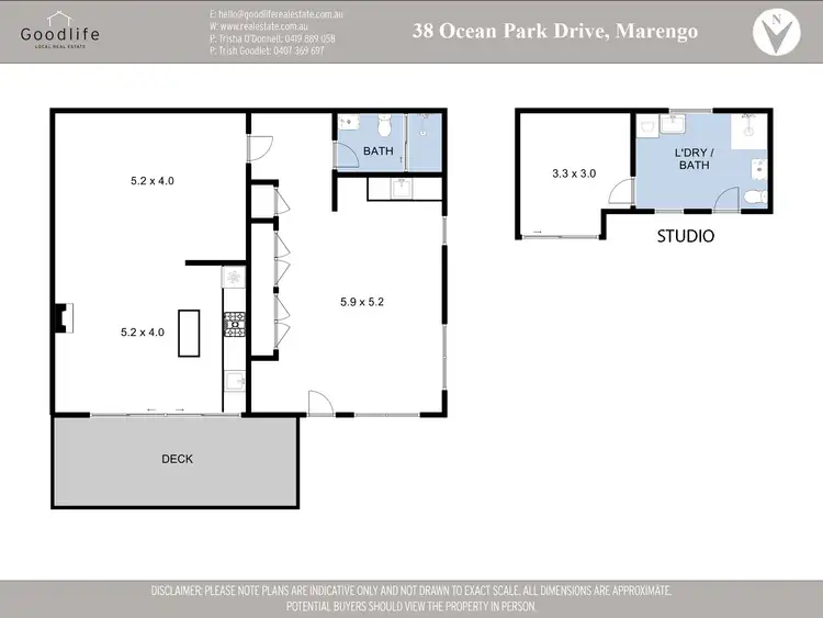 Floorplan of Homely land listing, 38 Ocean Park Drive, Marengo VIC 3233