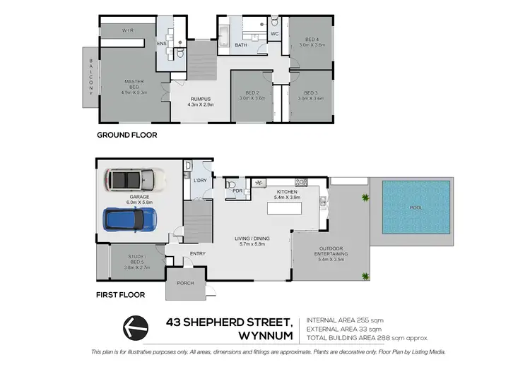 Floorplan of Homely house listing, 43 Shepherd Street, Wynnum QLD 4178