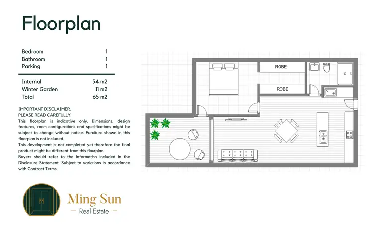 Floorplan of Homely apartment listing, 507/13-15 Challis Street, Dickson ACT 2602
