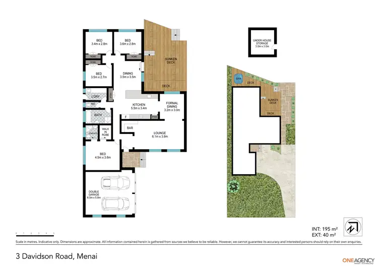 Floorplan of Homely house listing, 3 Davidson Road, Menai NSW 2234