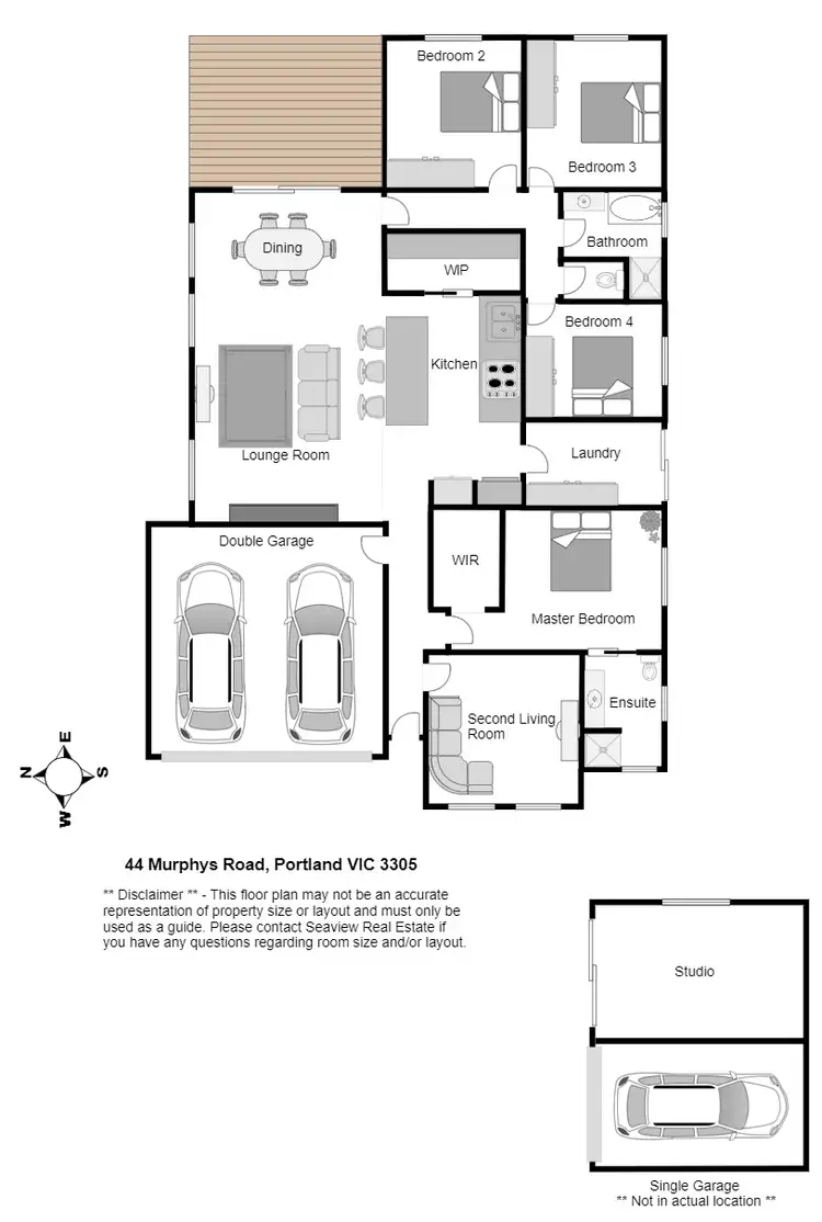 Floorplan of Homely house listing, 44 Murphys Road, Portland VIC 3305