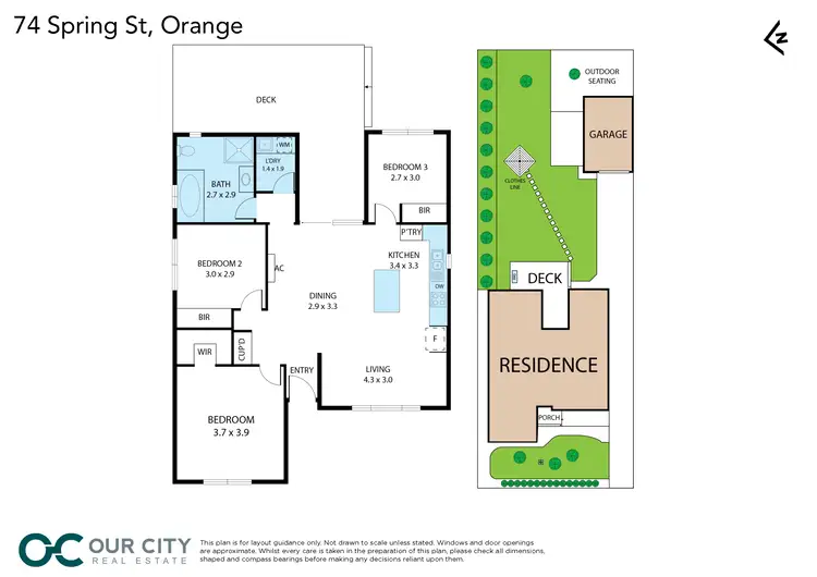 Floorplan of Homely house listing, 74 Spring Street, Orange NSW 2800