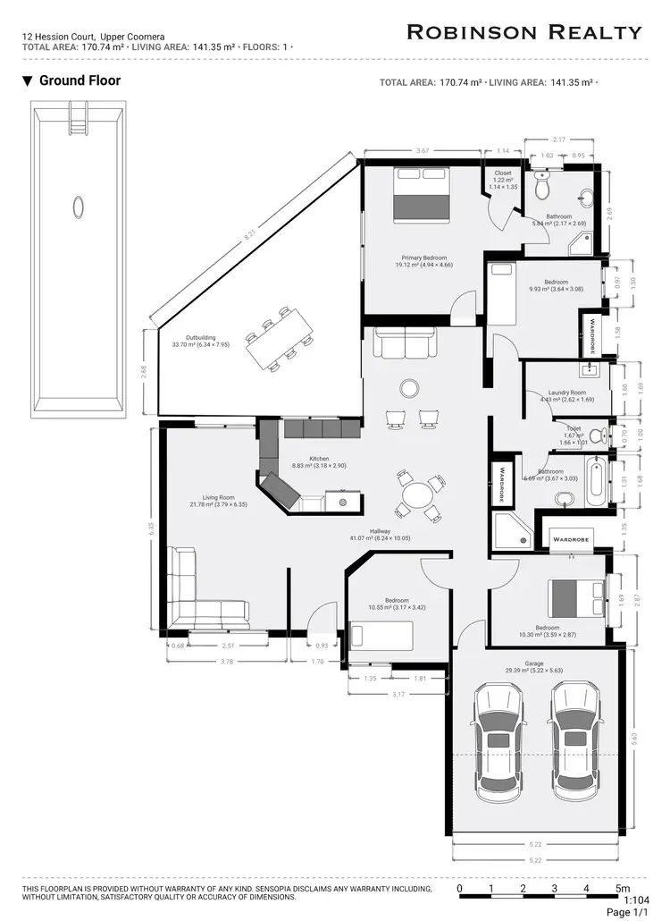 Floorplan of Homely house listing, 12 Hession Court, Upper Coomera QLD 4209