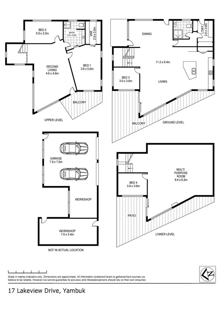 Floorplan of Homely house listing, 17 Lake View Drive, Yambuk VIC 3285