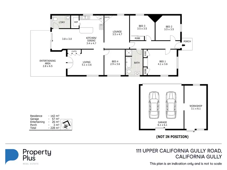 Floorplan of Homely house listing, 111 Upper California Gully Road, California Gully VIC 3556