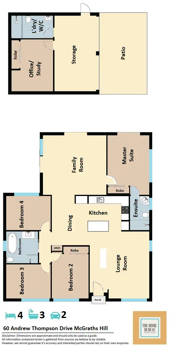 Floorplan of Homely house listing, 60 Andrew Thompson Drive, Mcgraths Hill NSW 2756