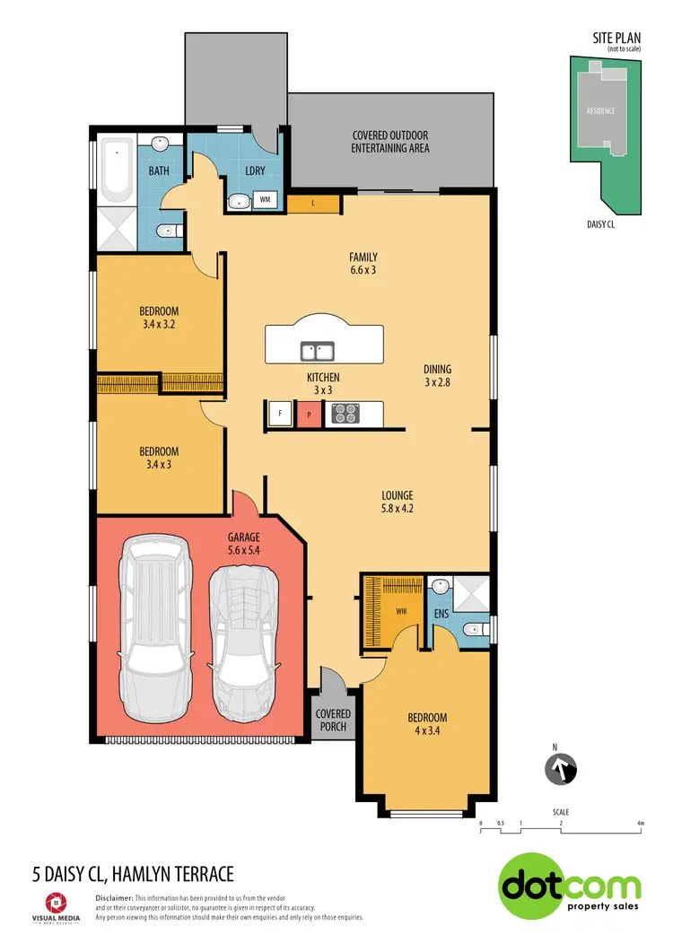 Floorplan of Homely house listing, 5 Daisy Close, Hamlyn Terrace NSW 2259