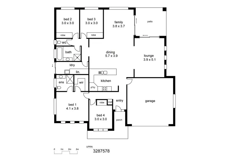 Floorplan of Homely house listing, Address available on request