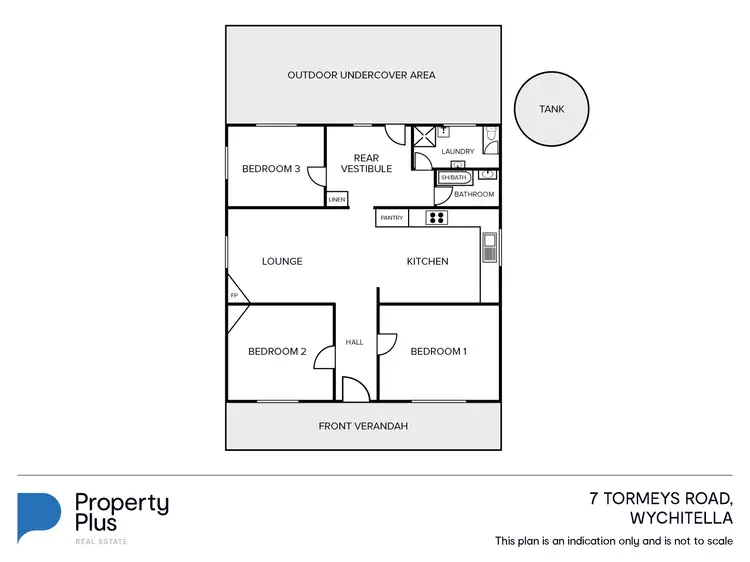 Floorplan of Homely house listing, 7 Tormeys Road, Wychitella VIC 3525