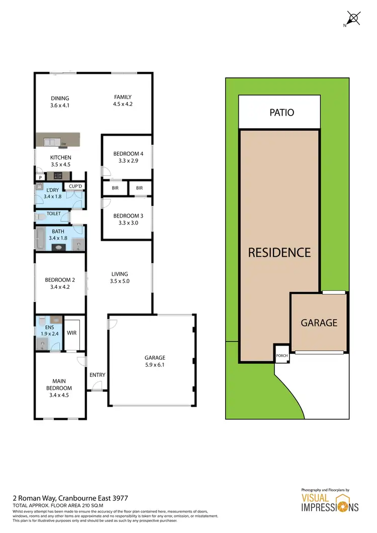 Floorplan of Homely house listing, 2 Roman Way, Cranbourne East VIC 3977