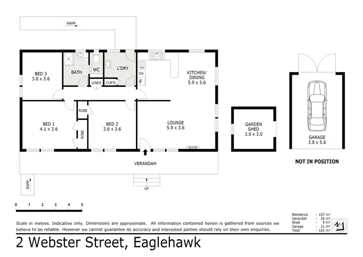Floorplan of Homely house listing, 2 Webster Street, Eaglehawk VIC 3556