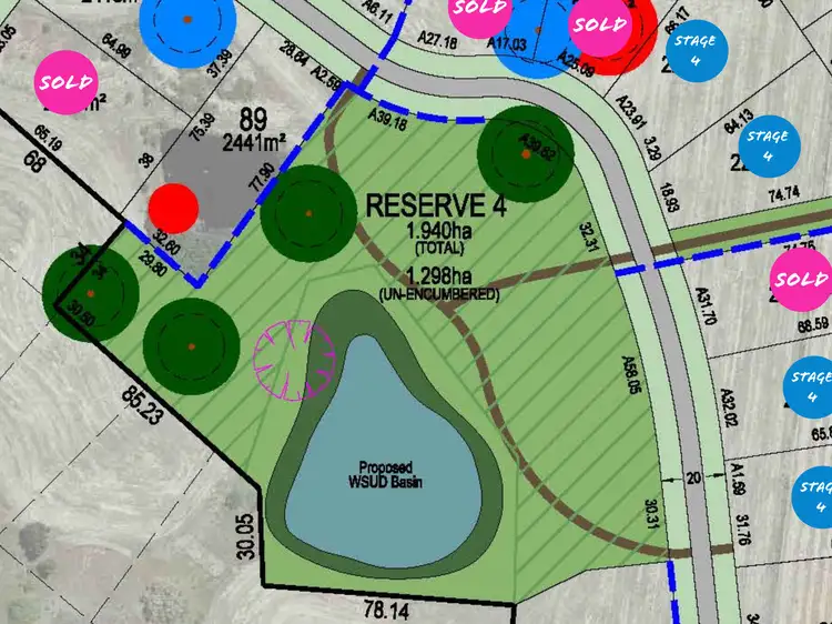 Floorplan of Homely land listing, 4 Scenic Drive, Mansfield VIC 3722