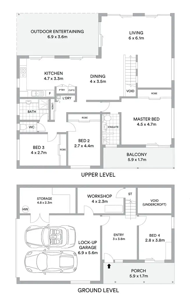 Floorplan of Homely house listing, 6 Jillian Street, Chapel Hill QLD 4069