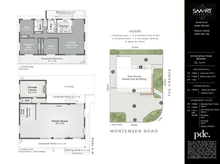 Floorplan of Homely semi-detached listing, 52 Mortensen Road, Nerang QLD 4211