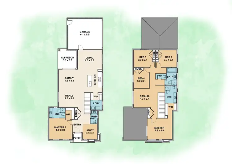 Floorplan of Homely house listing, 2 Fernside Drive, Diggers Rest VIC 3427