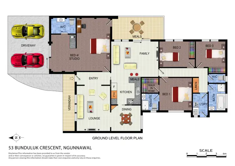 Floorplan of Homely house listing, 53 Bunduluk Crescent, Ngunnawal ACT 2913