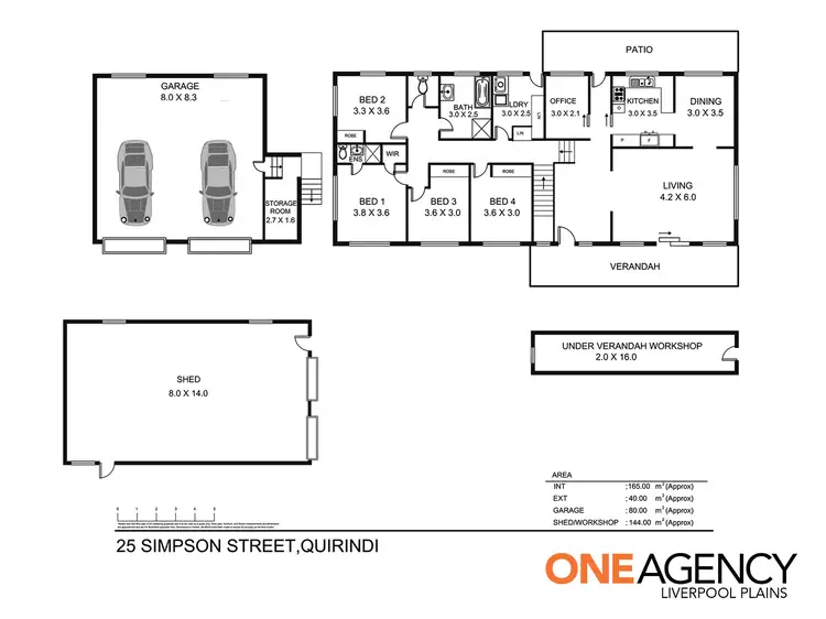 Floorplan of Homely house listing, 25 Simpson Street, Quirindi NSW 2343
