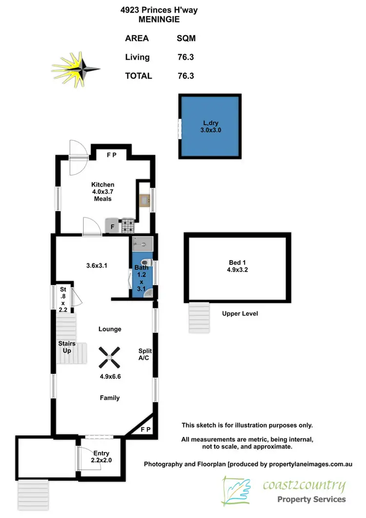 Floorplan of Homely house listing, 4923 Princes Highway, Meningie SA 5264