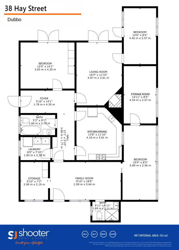 Floorplan of Homely house listing, 38 Hay Street, Dubbo NSW 2830