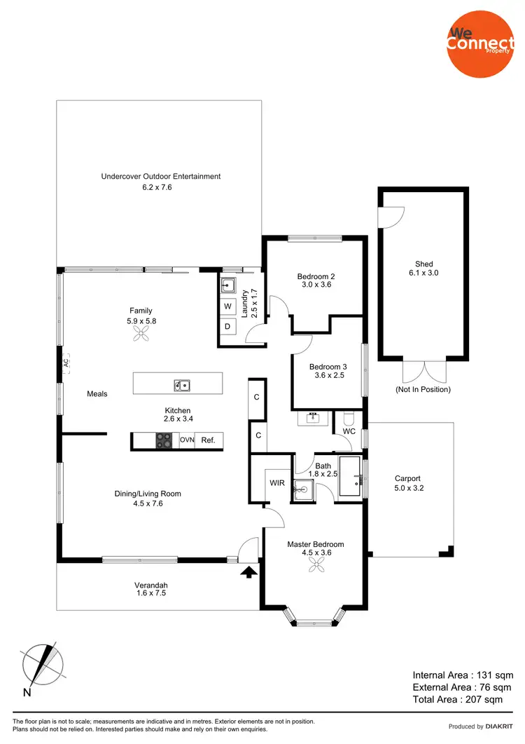 Floorplan of Homely house listing, 12 Richards Road, Willunga SA 5172