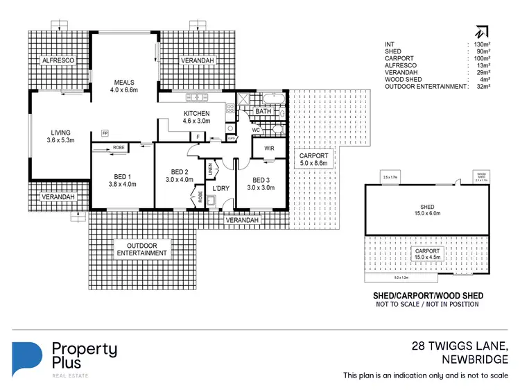 Floorplan of Homely house listing, 28 Twiggs Lane, Newbridge VIC 3551