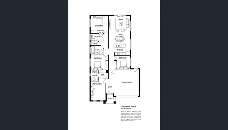 Floorplan of Homely house listing, 10 Carpenter Avenue, Warrnambool VIC 3280